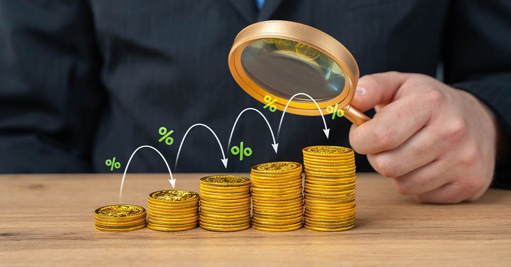 Illustratie van financieel multiplier-effect en spillover impact